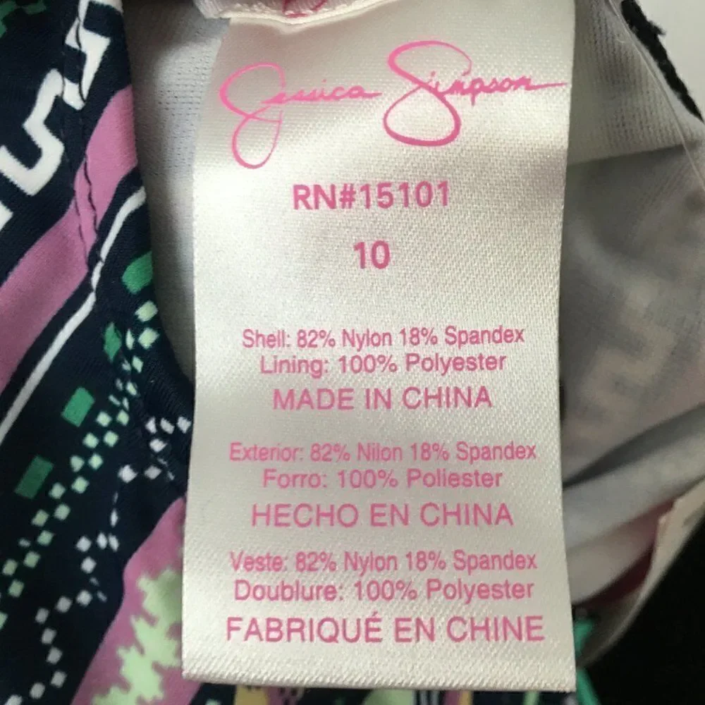 Jessica Simpson young girls bathing suit